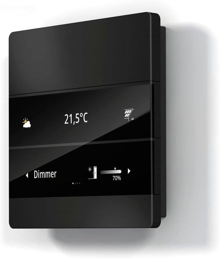 MeTa² KNX Standard Raumcontroller (Schwarz), Schwarz