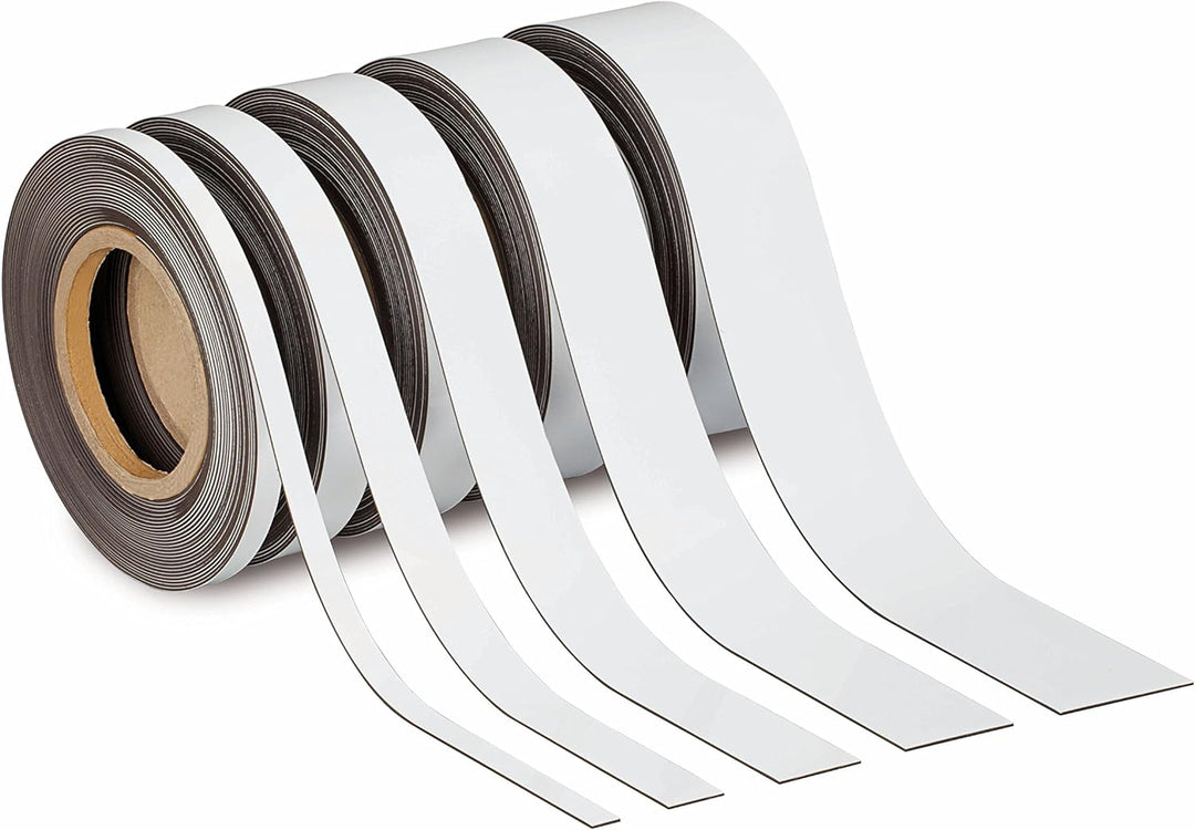 MAUL Kennzeichnungsband 50mm x 1mm | Beschriftbares Band mit magnetischer Rückseite | Vielseitig anw