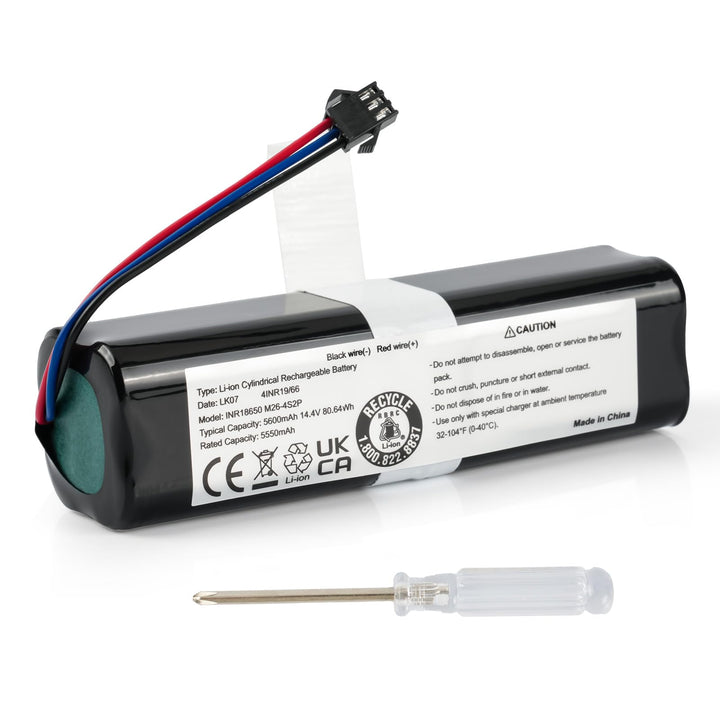 5600 mAh Li-Ionen-Akku für Airrobo T20+ T10+ T9 Honiture Q6 Q6 Pro Q6 SE Arnagar S8 S8 Pro, Zoozee Z