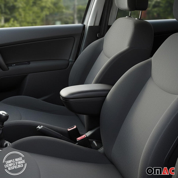 Mittelarmlehne Armlehne kompatibel mit Hyundai i20 2 GB 2014-2020 Mittelkonsole Schwarz 1x