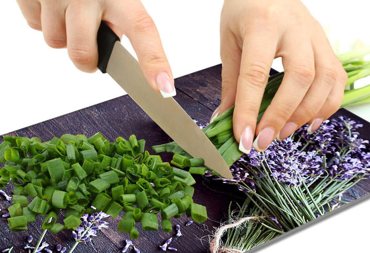 DarHaus Herdabdeckplatte einteilig 40x52 cm Ceranfeld Abdeckung Glas Spritzschutz Abdeckplatte Glasp