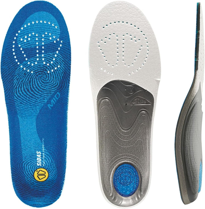 Sidas 3Feet Mid Arch Insoles - SS21 Blau 46-48 (XXL ), Blau 46-48 (XXL )