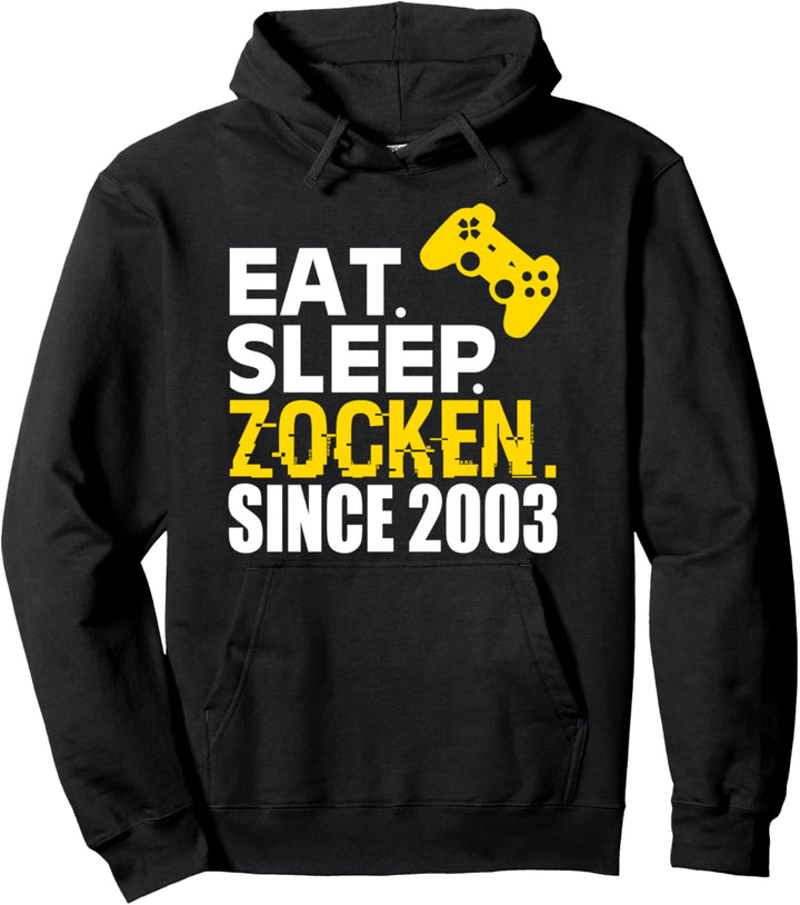 18. Geburtstag Junge Mädchen 18 Jahre Gamer 2003 Geschenk Pullover Hoodie