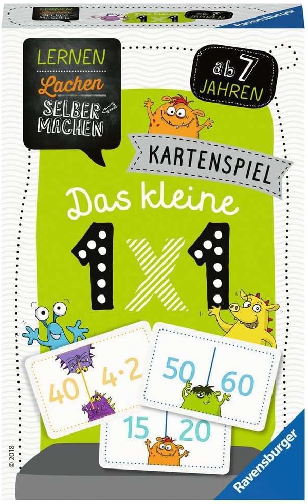 Ravensburger 24976-1x1 Drachen - Lernspiel für Kinder & 80350 - Lernen Lachen Selbermachen: Das klei