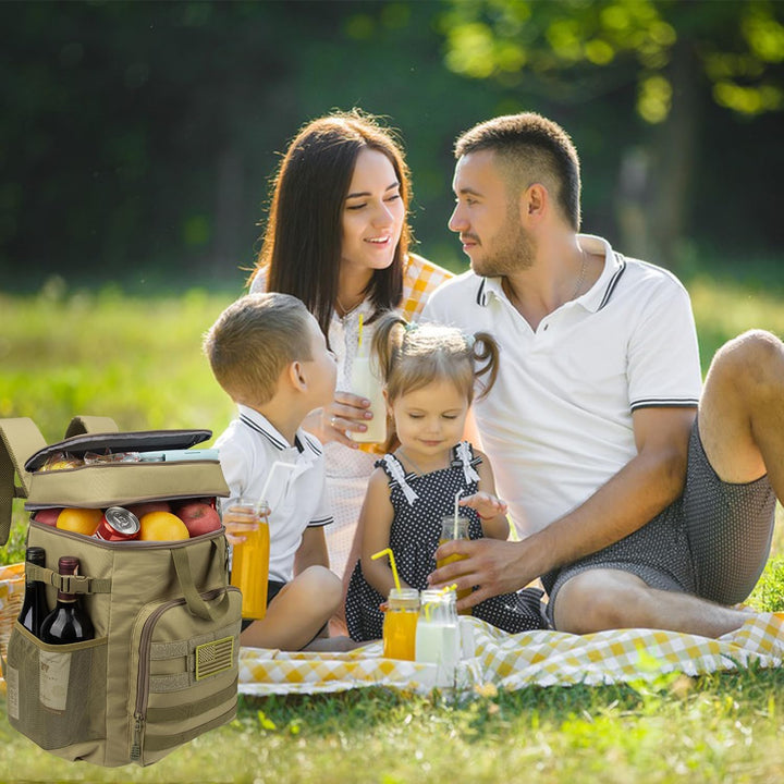 Hp hope Kühlrucksack 43L Isolierte Kühltasche Picknicktasche Warmhaltebox Kühlbox Kühlrucksack Gross