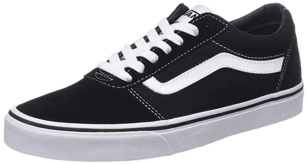 Vans Ward Herrenschuhe Schnürschuhe Rot Freizeit 40.5 EU Black And White, 40.5 EU Black And White