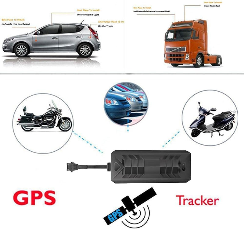 Winnes GPS Tracker 4G, TK806 GPS Tracker Auto Ferngesteuerter Öl- und Stromausfall, Diebstahl- und V