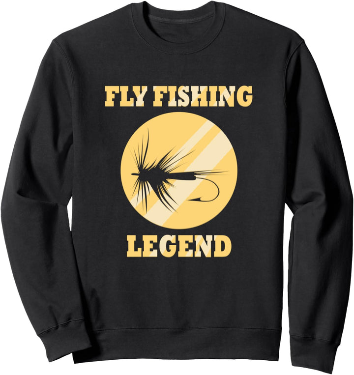 Angler Fischer Witziges Zitat Fliegenfischen Forelle Sweatshirt