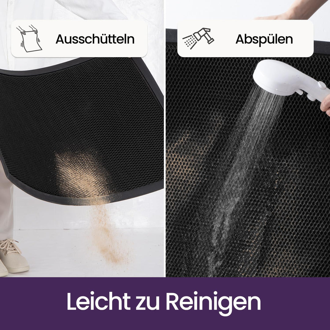 DEXI Fussmatte aussen 60 x 90 cm, extrem rutschfeste Schmutzfangmatte, langlebig Fussabtreter aussen