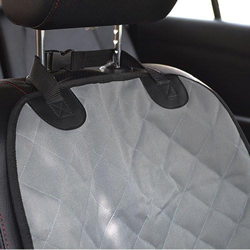 wasserdichte Sitzbezug Sitz Schutz Auto Vorne Sitzbezug Einzel der Pet-Hund (Grau)
