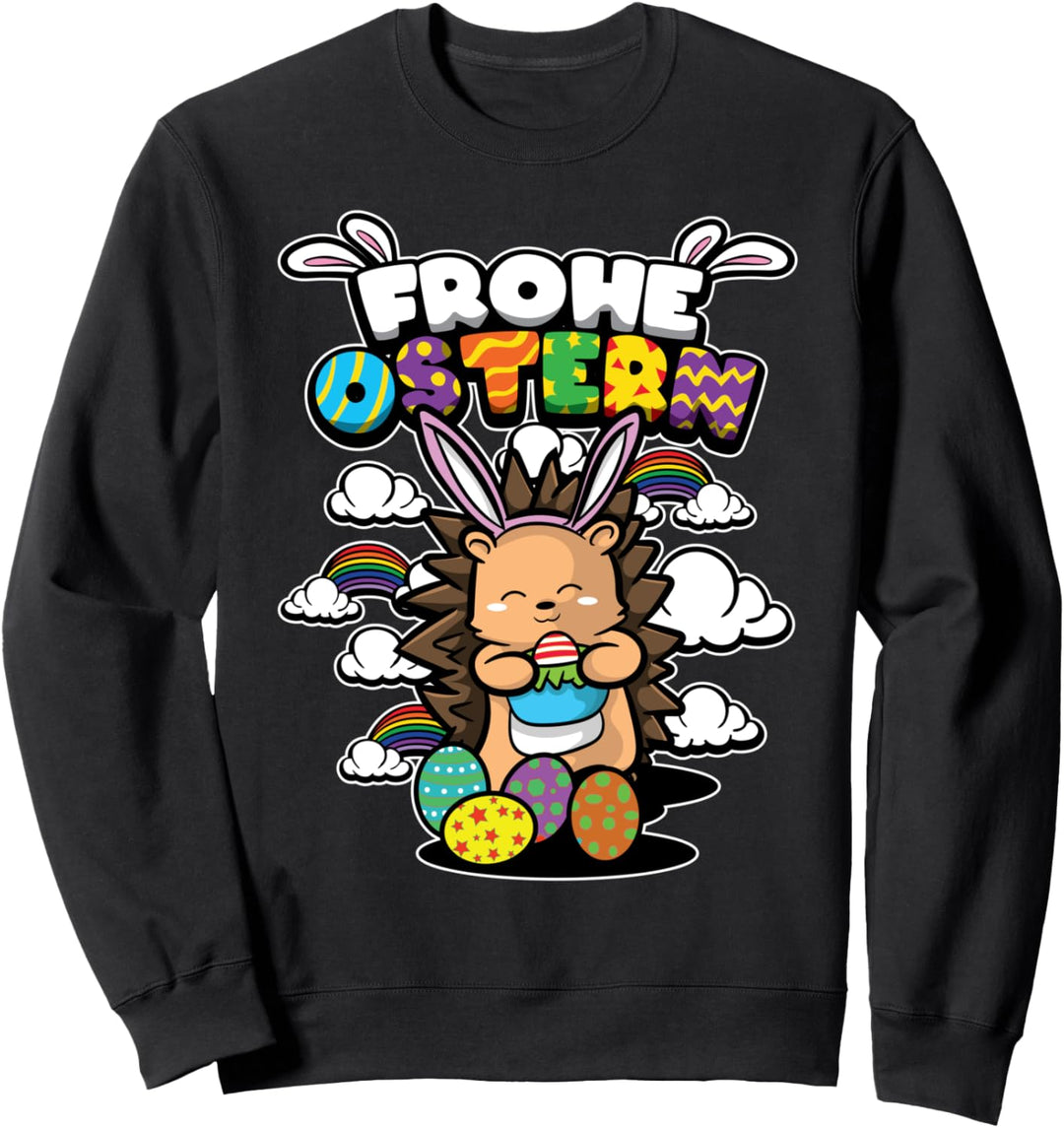 Frohe Ostern - Ostertiere - Süsser getarnter Igel Sweatshirt