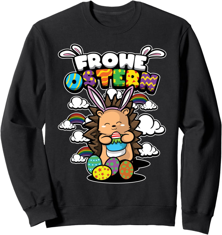 Frohe Ostern - Ostertiere - Süsser getarnter Igel Sweatshirt