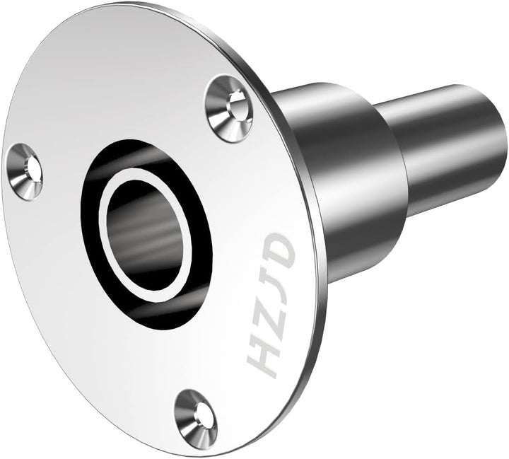 HZJD Durch Rumpf Auspuff Hautanpassung, 24mm Edelstahl 316, für Diesel Standheizungen Straight, Stra