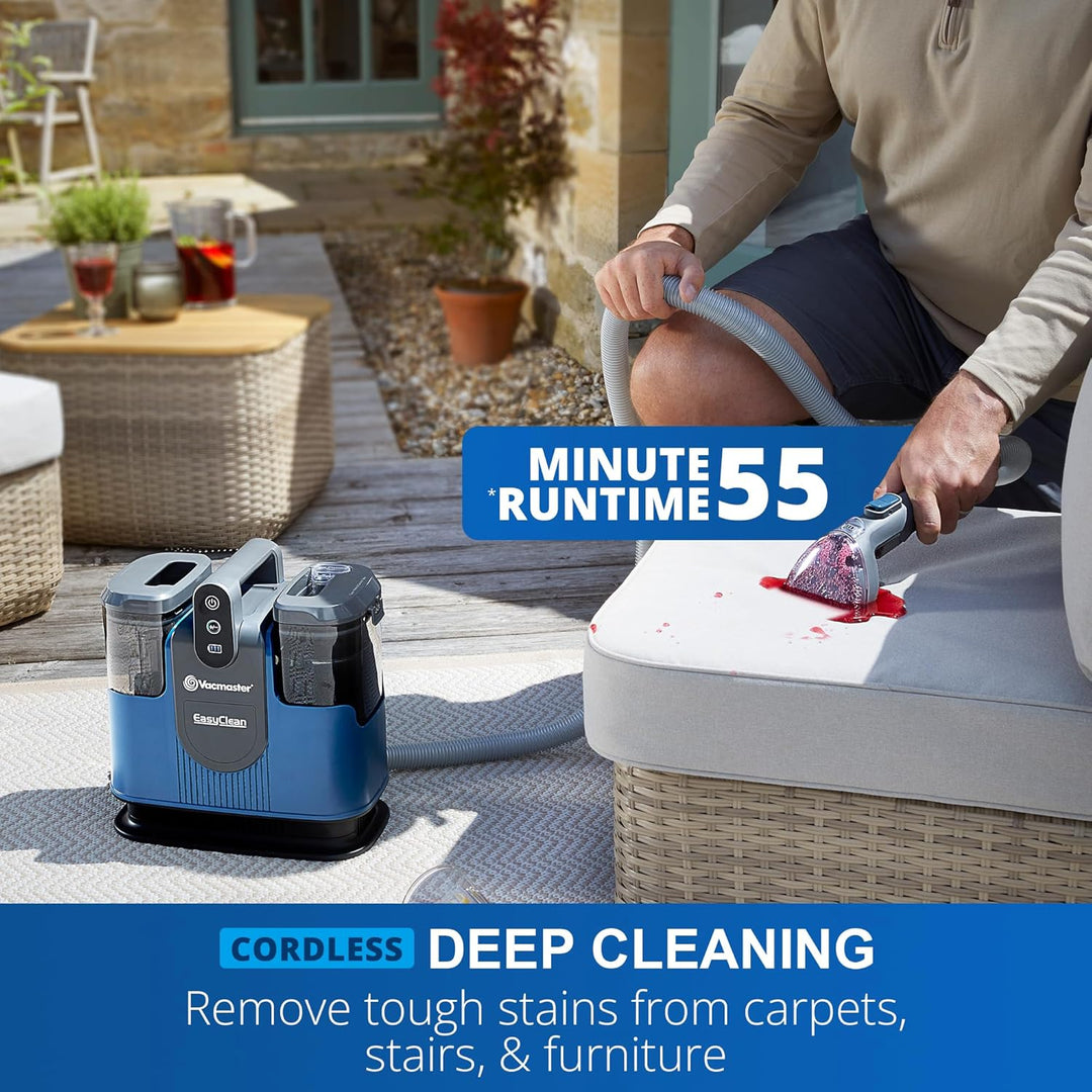 Vacmaster Kabelloser Waschsauger Teppichreiniger Fleckenreiniger für Teppiche, Vorleger, Polster, Tr