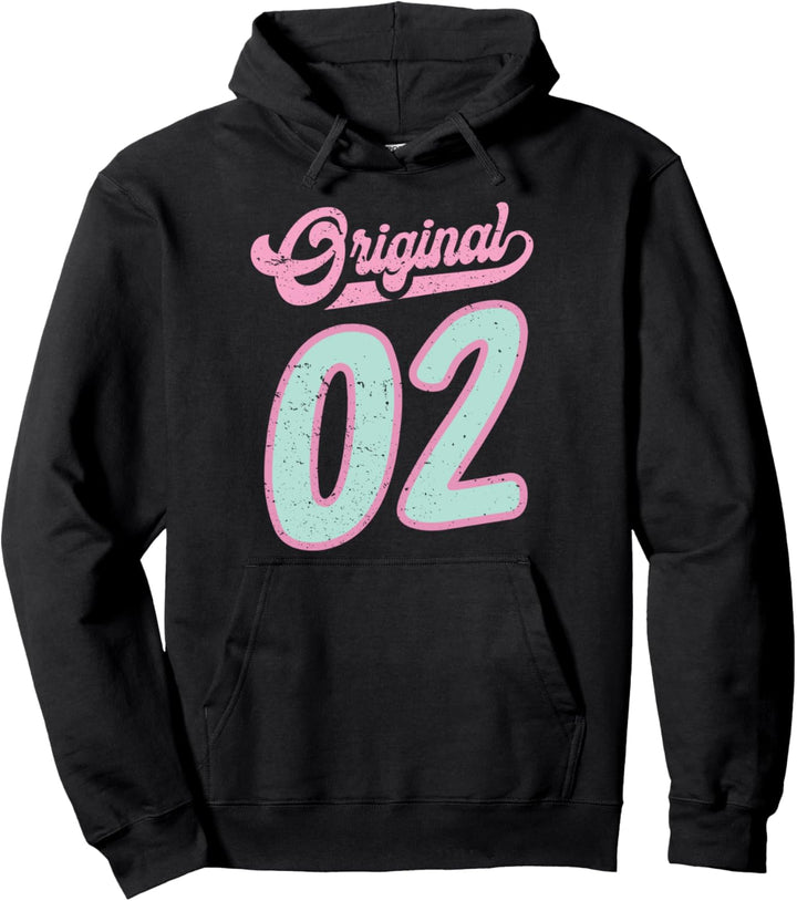18.Geburtstag Geschenk cool Mädchen Original Jahrgang 2002 Pullover Hoodie