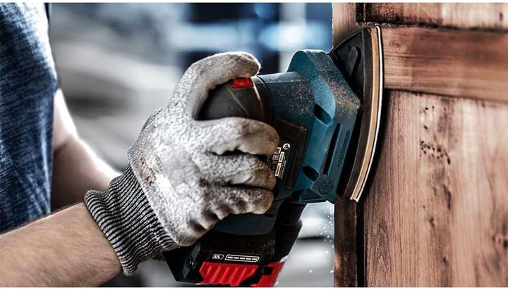 Bosch Professional 50x Expert M480 Schleifnetz (für Hartholz, Farbe auf Holz, 93x186 mm, Körnung 80,