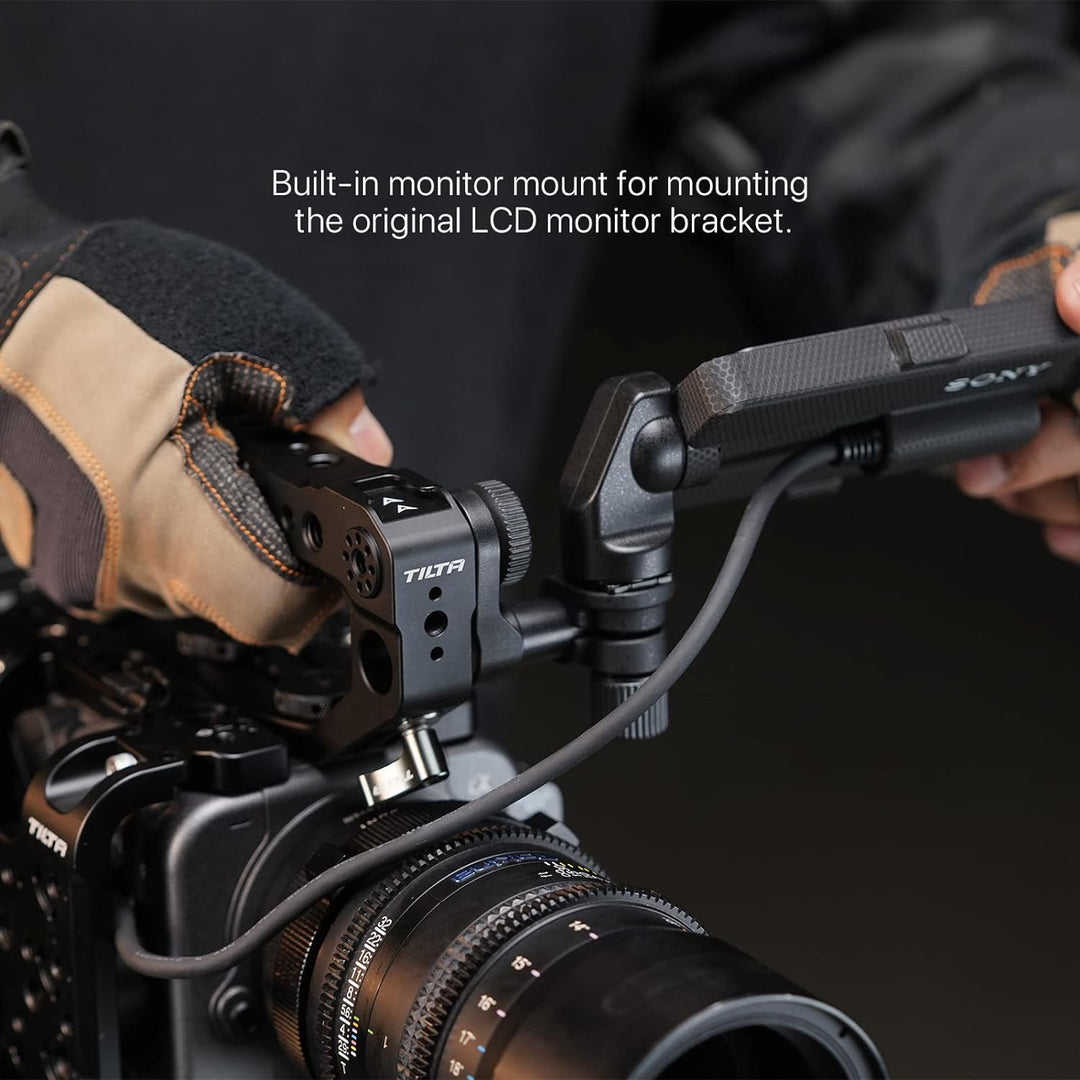 Tilta Oberer Griff kompatibel mit Sony FX6 Schuhhalterung für Videokamera, LED-Lichter, Mikrofone ES
