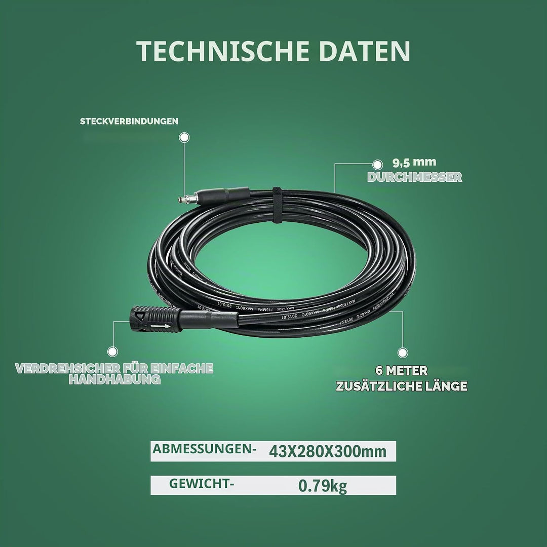 Bosch Verlängerungsschlauch 6 m (160 bar)