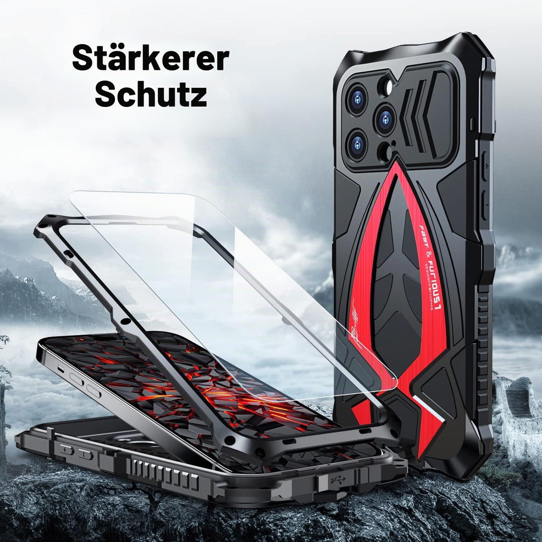 CeeEee iPhone 14 Pro Max Hülle 2022 360 Grad Outdoor Schutzhülle Case für iPhone 14 Promax Integrier