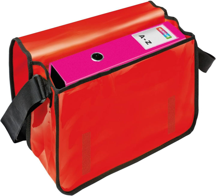 VELOFLEX 7000321 - Umhängetasche Velocolor, aus LKW-Plane, mit Handyfach, 2 Stiftfächern und Einstec