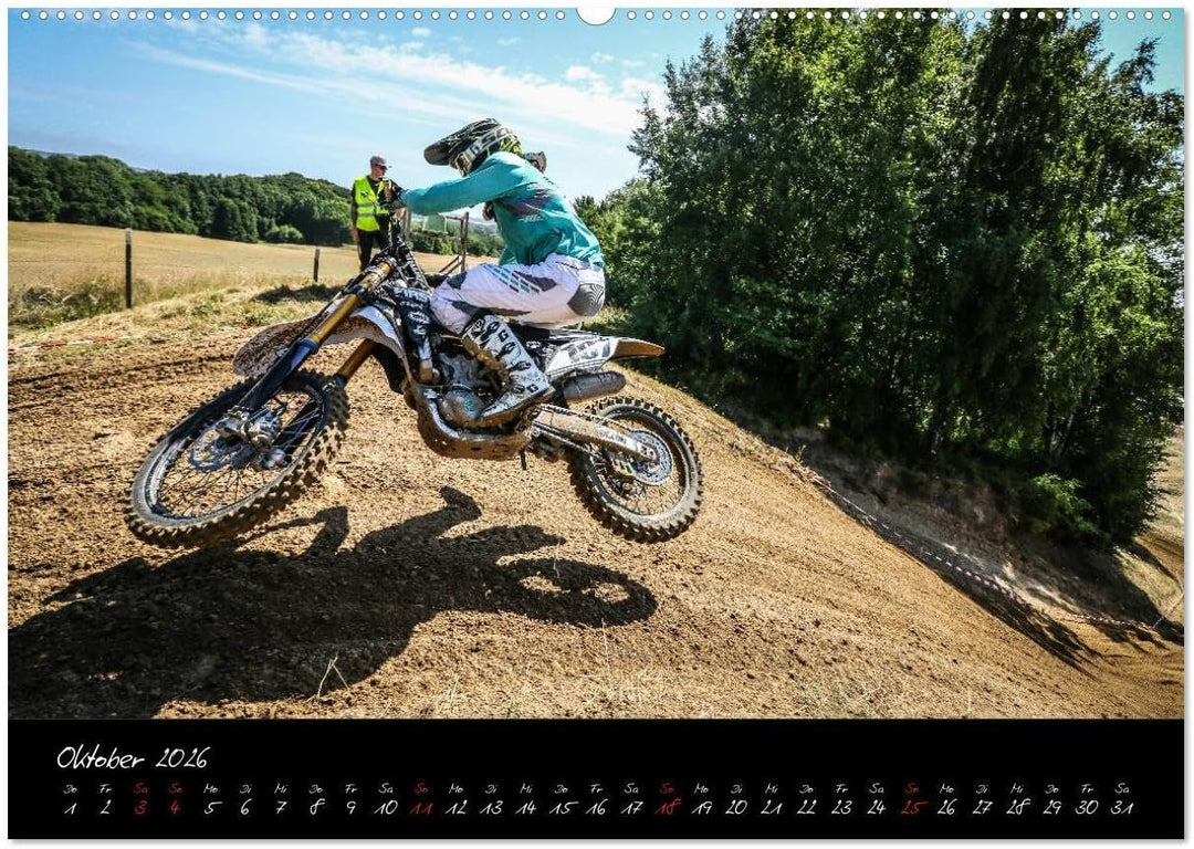 Motocross Racing 2026 (Wandkalender 2026 DIN A2 quer), CALVENDO Monatskalender: Actionreiche Fotos a