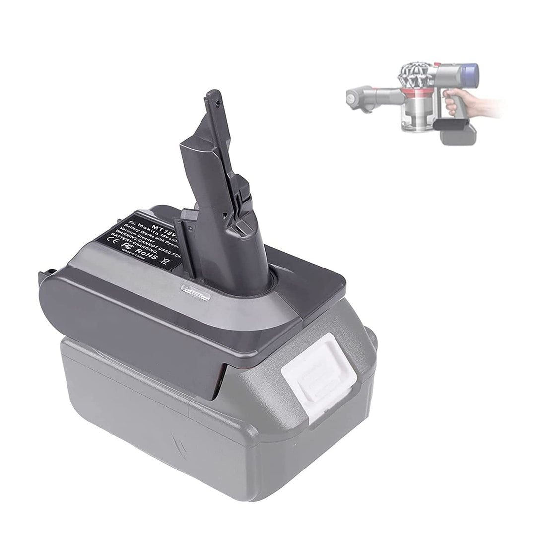 URUN für Dyson V7 Akku Adapter, MT18V7 Konvertiert für Makita 18V Lithium Akku auf für Dyson V7 Anim