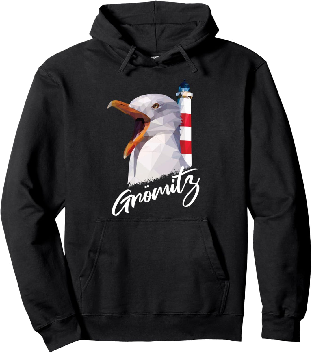 Grömitz Ostsee Küste Möwe Urlaub Souvenir Grömitz Pullover Hoodie