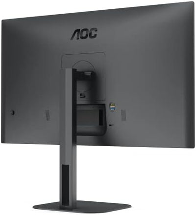 AOC 27V5C - 27 Zoll FHD Monitor, Lautsprecher, höhenverstellbar (1920x1080, 75 Hz, HDMI, DisplayPort