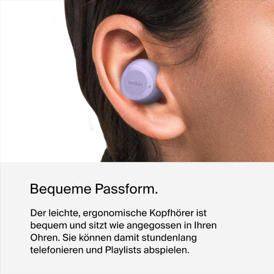 Belkin SoundForm Bolt True Wireless In-Ear-Kopfhörer, kabelloser Kopfhörer mit Mikrofon, Akkulaufzei