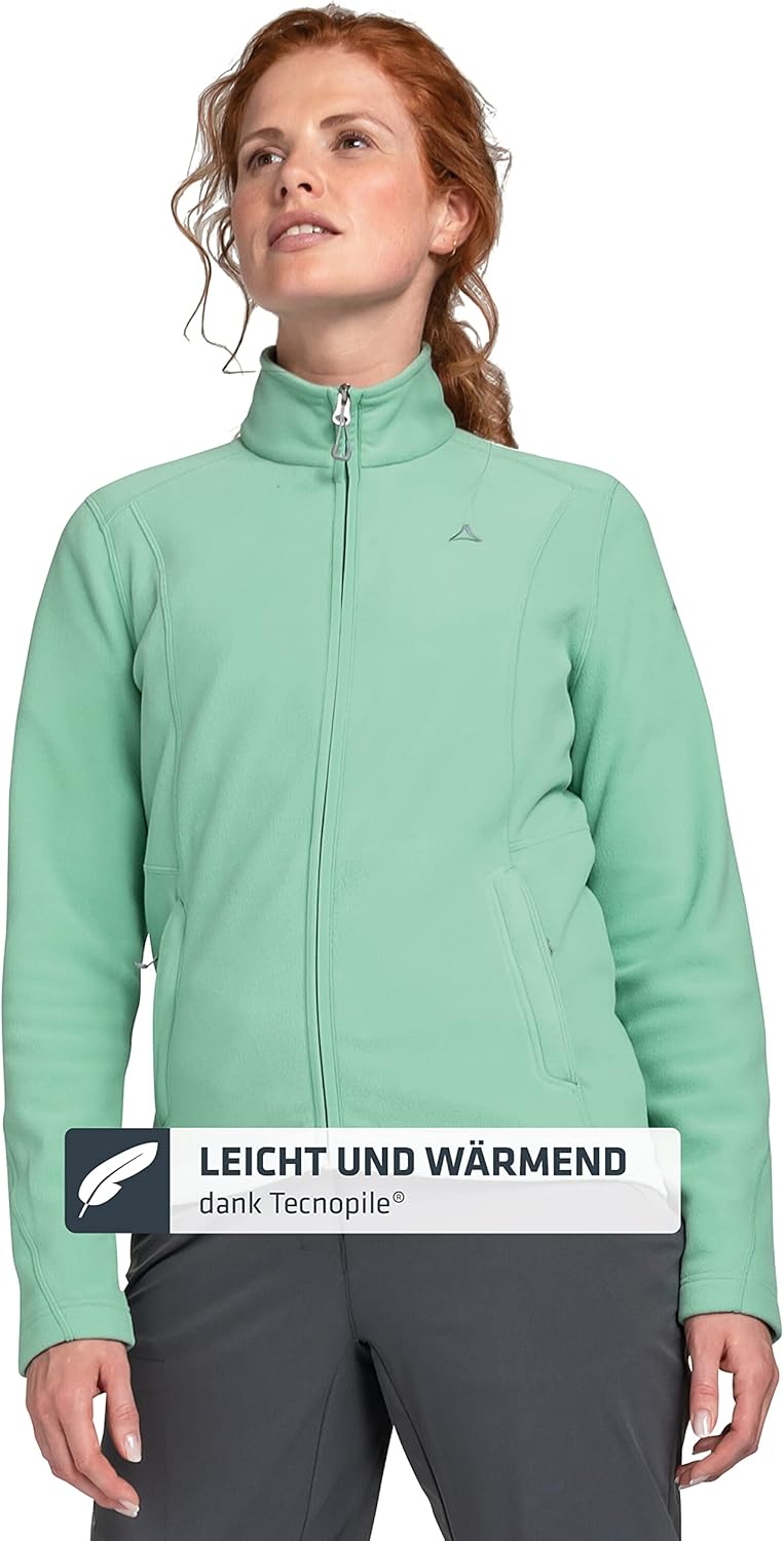 Schöffel Damen Fleece Jacket Leona3 matcha mint 46, matcha mint 46