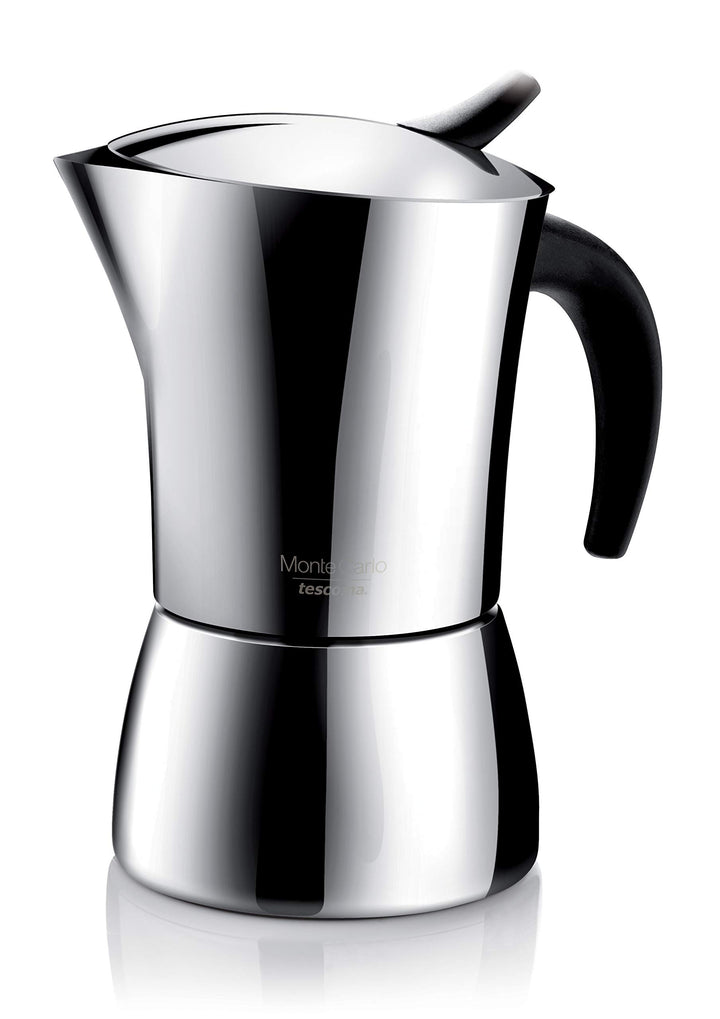 Tescoma MONTE CARLO Espressokocher für 6 Tassen | Erstklassiger Edelstahl & elegantes Design | Authe