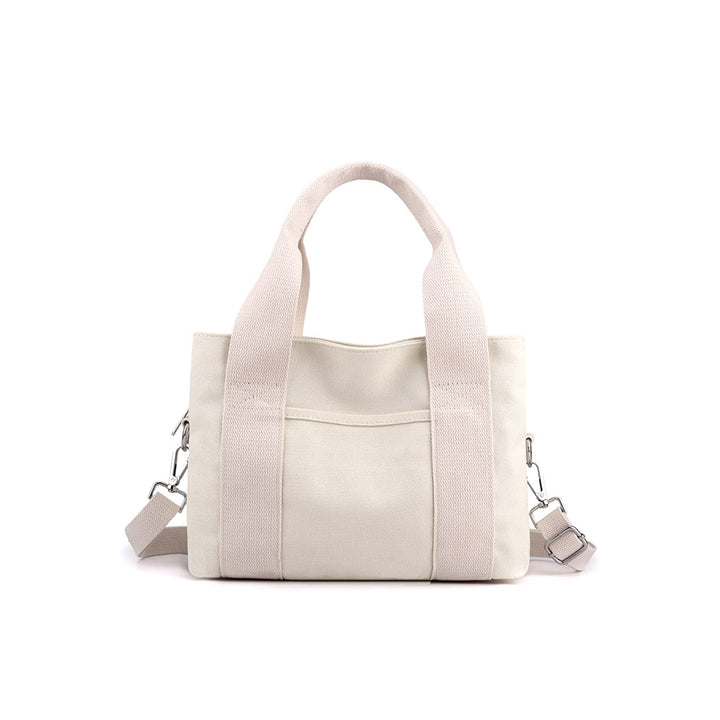 CORIOS Canvas Schultertasche Damen Handtasche Casual Umhängetasche Mittlere Kapazität Henkeltaschen