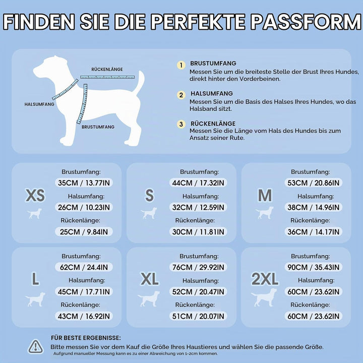Hundemantel Hundejacke Warm Wintermantel mit Reissverschluss Winddichte &amp; Winddichte mit Reflektorst