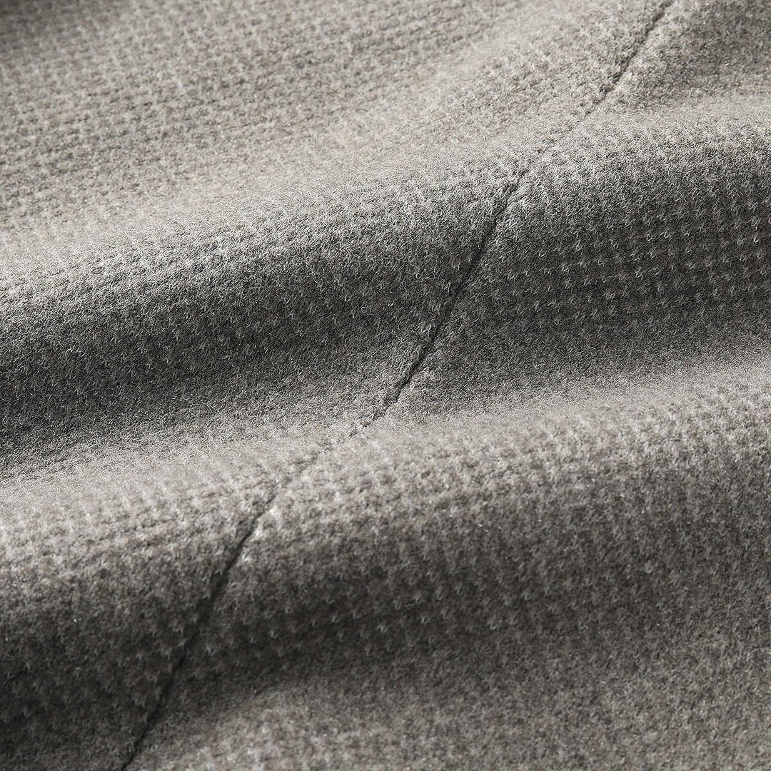 Allthemen Herren Sakko Wolle Tweed Klassisch Blazer 2 Knöpfe Gefütterter Winterjacke mit Streifen Üb