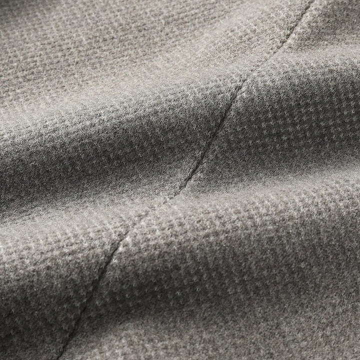 Allthemen Herren Sakko Wolle Tweed Klassisch Blazer 2 Knöpfe Gefütterter Winterjacke mit Streifen Üb