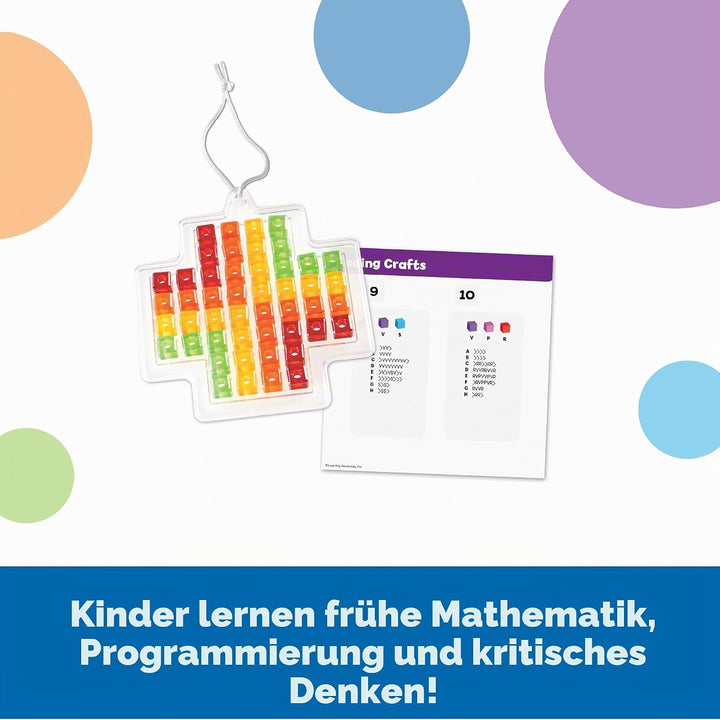 Learning Resources Mint Explorers Sonnenfänger für Fenster, Geschenke für 5-Jährige, 30 Mint-Herausf