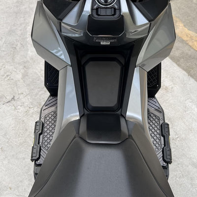 Fussrasten Vordere Fussrasten für ADV 350 2022-2023, PSLER Fahrer-Fussrasten Motorrad-CNC-Aluminium