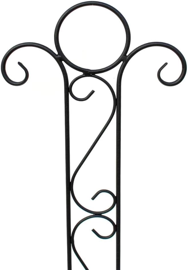 Rankhilfe Classic Rankgitter aus Metall 135 cm Kletterhilfe Bodenstecker Stecker