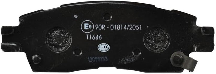 HELLA PAGID 8DB 355 012-821 Bremsbelagsatz - T1646 - Dicke/Stärke: 18.1mm - mit akustischer Verschle