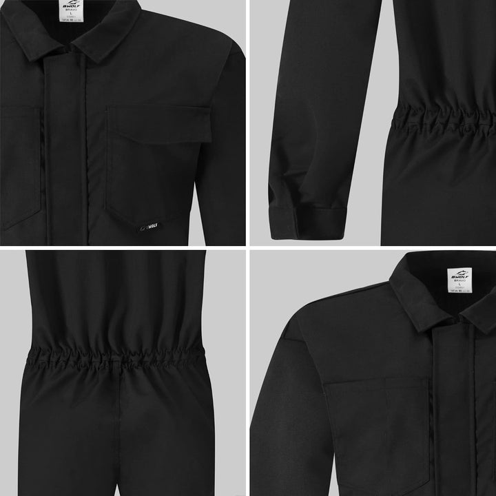 BWOLF Bravo Arbeitsoverall Herren Overall Herren Arbeitsoveralls Herren Arbeitskleidung mit Reissver