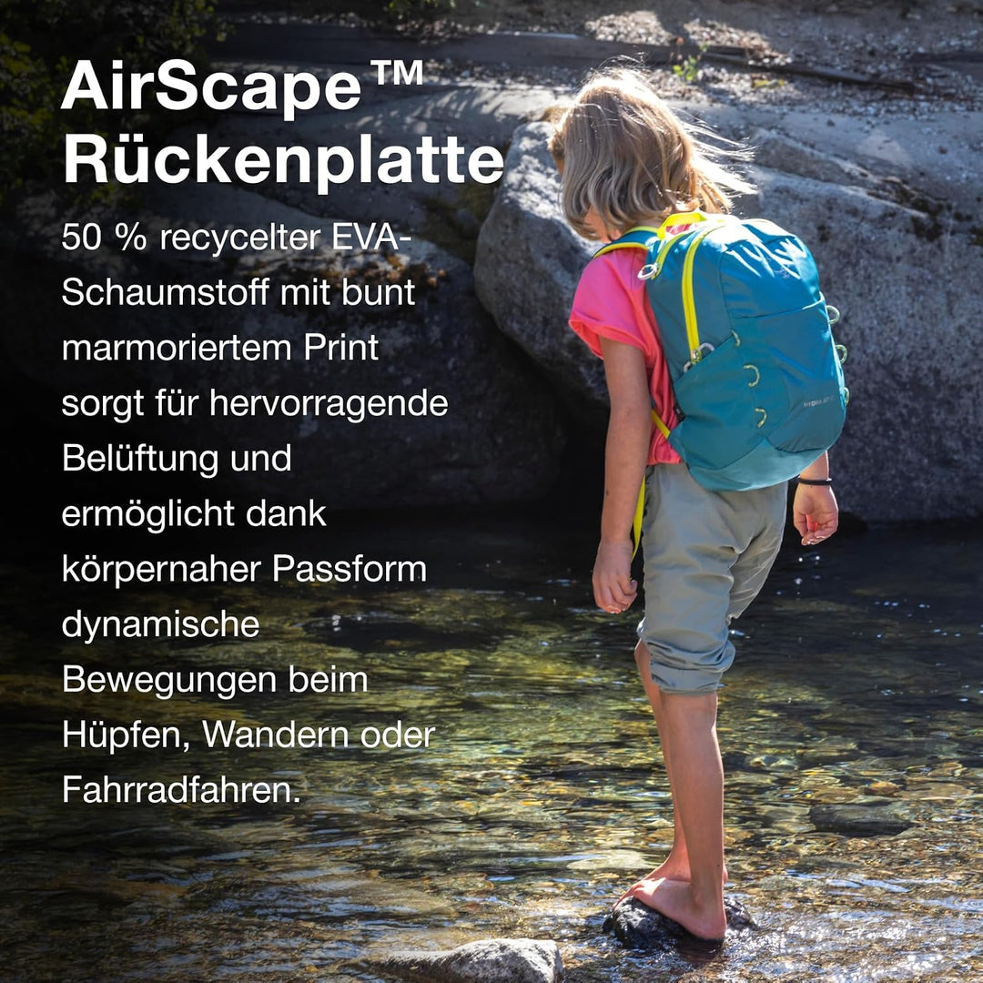 Osprey Jet Kinder-Wanderrucksack Green Canopy/Limeline Green 12L, Green Canopy/Limeline Green 12L