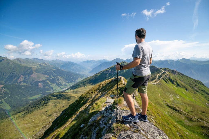 Steinwood Premium 100% Carbon Nordic Walking Stöcke verstellbar mit Teleskop und Klemmverschluss mit