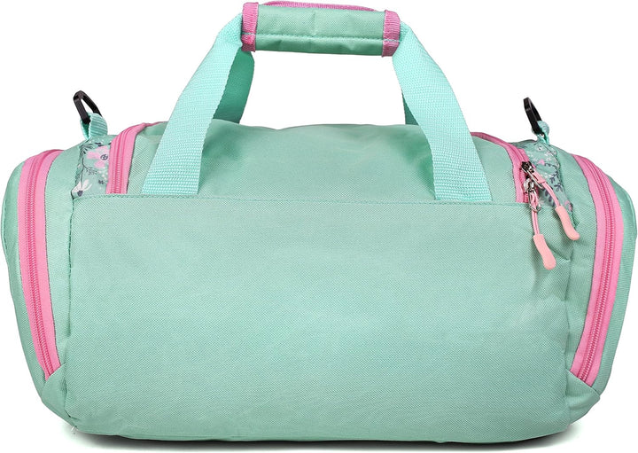 Sporttasche mit süssem Hirsch Motiv für Jungen und Mädchen Türkis/Rosa, Türkis/Rosa