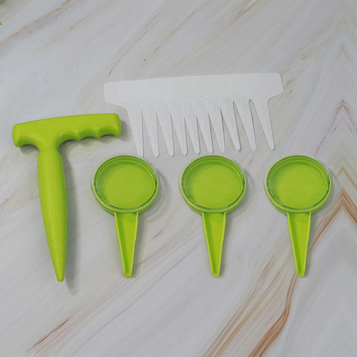 Garten-Abstandshalter, 14-faches Aussaat-Set | Verstellbarer Abstandshalter für kleine Aussaat von B