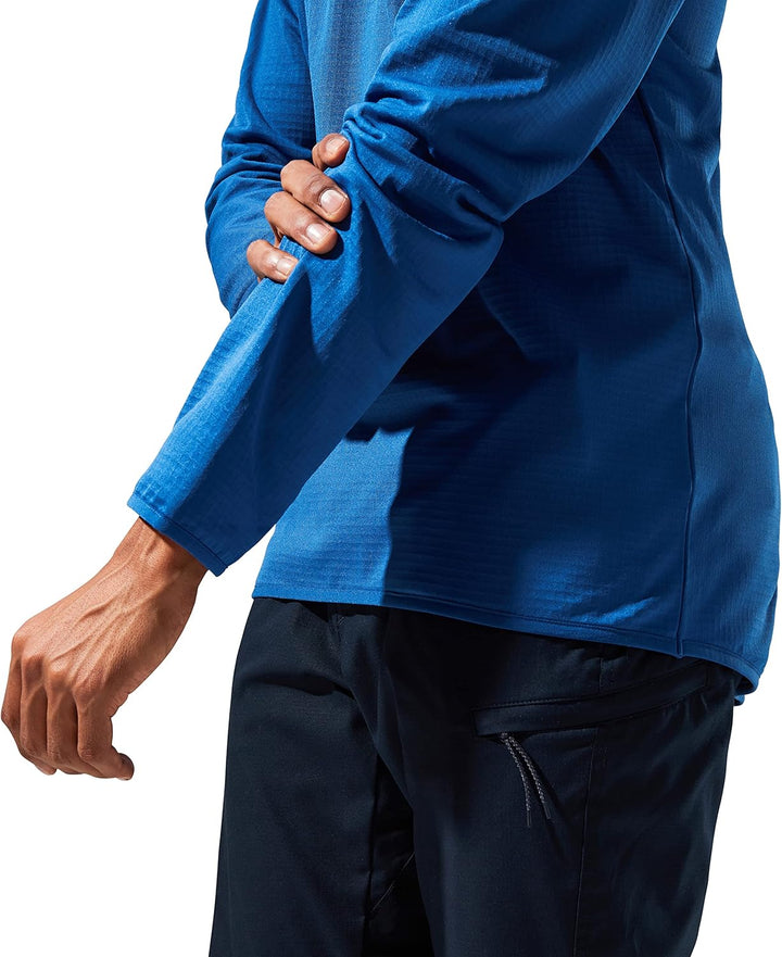 Berghaus Herren Keppla Superwarmer Pullover mit halbem Reissverschluss S Blau, S Blau