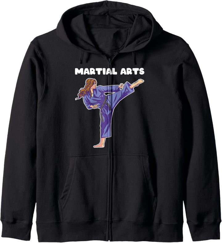 Martial Arts Frau Selbstverteidigung Kampfkunst Mädchen Kapuzenjacke