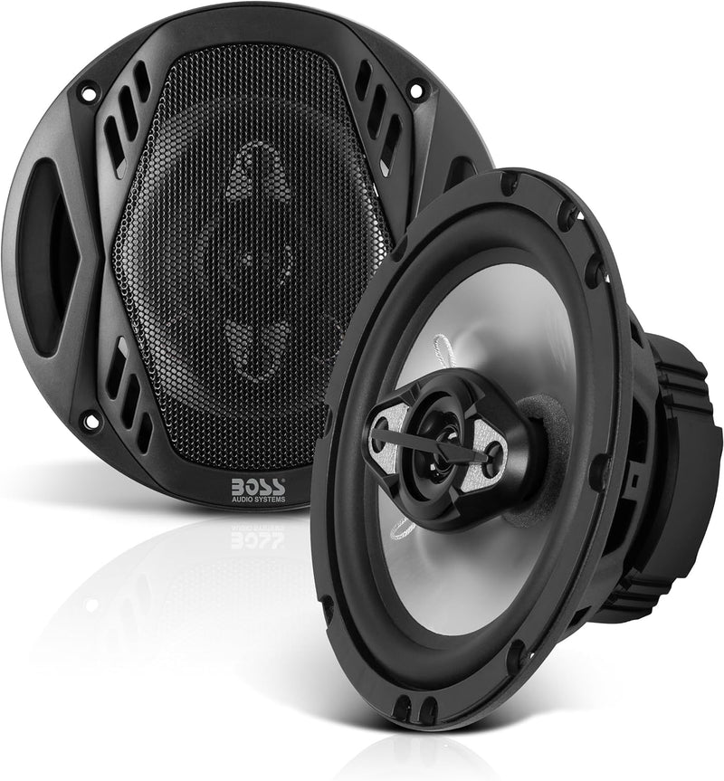 BOSS Audio NX654 Onyx Serie 400 Watt 4-Wege Lautsprecher 16,5 cm 4-Wege, 16,5 cm 4-Wege