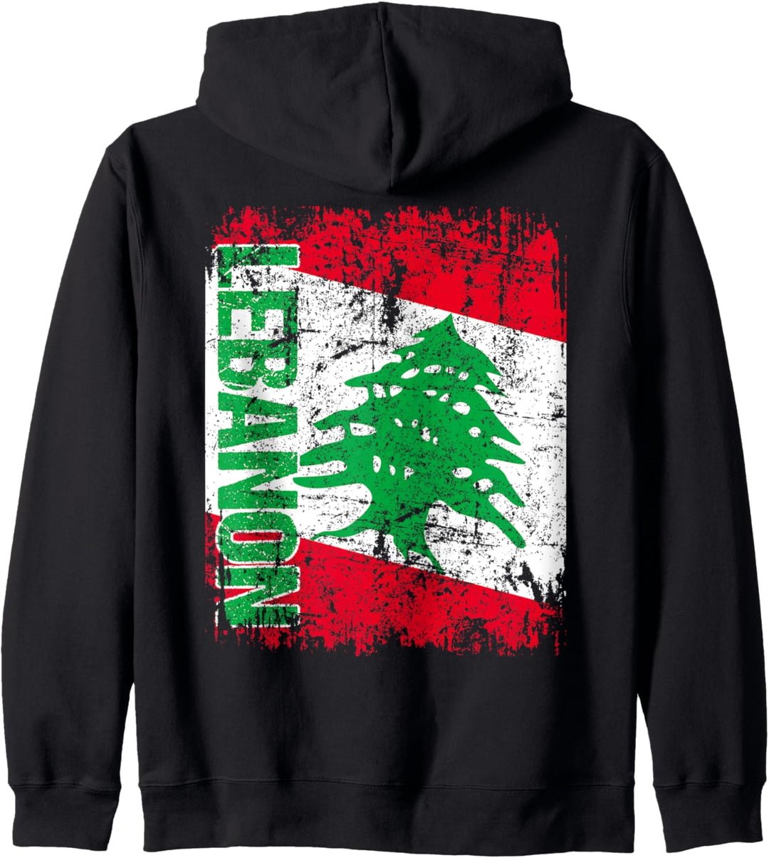 LIBANON Flagge | Damen Herren Kinder LIBANON Kapuzenjacke