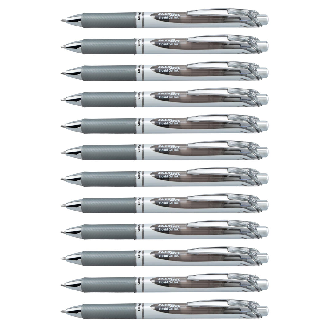 Pentel BL77-NX EnerGel Gel-Tintenroller mit Druckmechanik, 0,7 mm Kugeldurchmesser = 0,35 mm Strichs