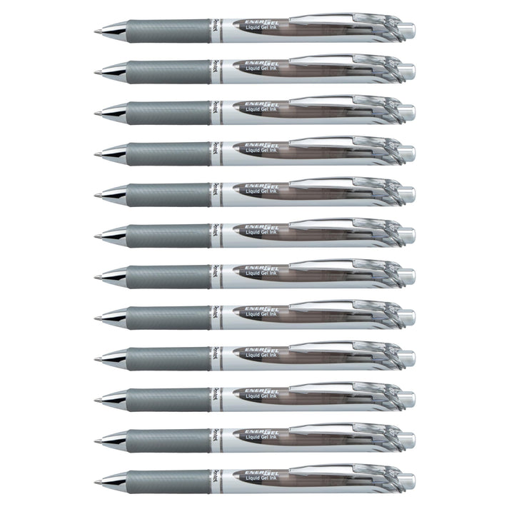 Pentel BL77-NX EnerGel Gel-Tintenroller mit Druckmechanik, 0,7 mm Kugeldurchmesser = 0,35 mm Strichs